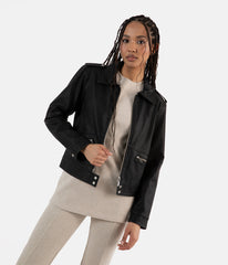 VAUGHN Vegan Leather Jacket Matt & Nat Women|Sale
