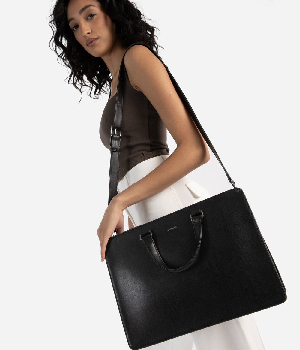 DAVID Vegan Briefcase - Vintage Matt & Nat Women|Men