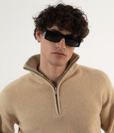 SAWAI-2 Recycled Rectangle Sunglasses Matt & Nat Women