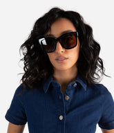 CHARLET-2 Recycled Wayfarer Sunglasses Matt & Nat Women