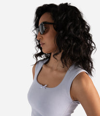 BIDLE-2 Recycled Rectangle Sunglasses Matt & Nat Women