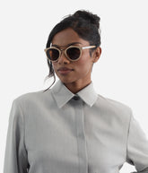 ALDIE-2 Round Recycled Sunglasses Matt & Nat Women