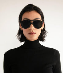 ORIE Black Aviator Sunglasses Matt & Nat Women|Sale