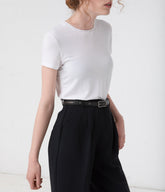 SALVI Women's Vegan Leather Belt Matt & Nat Sale