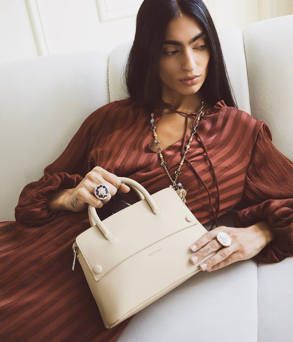 SILVA SM Small Vegan Satchel - UPPEAL Matt & Nat Women|New Arrivals