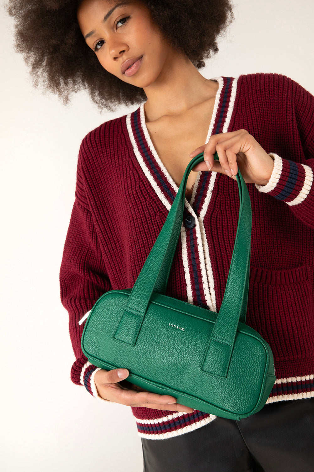 LEMUR Vegan Satchel – Grain Matt & Nat Women|Sale|New Arrivals