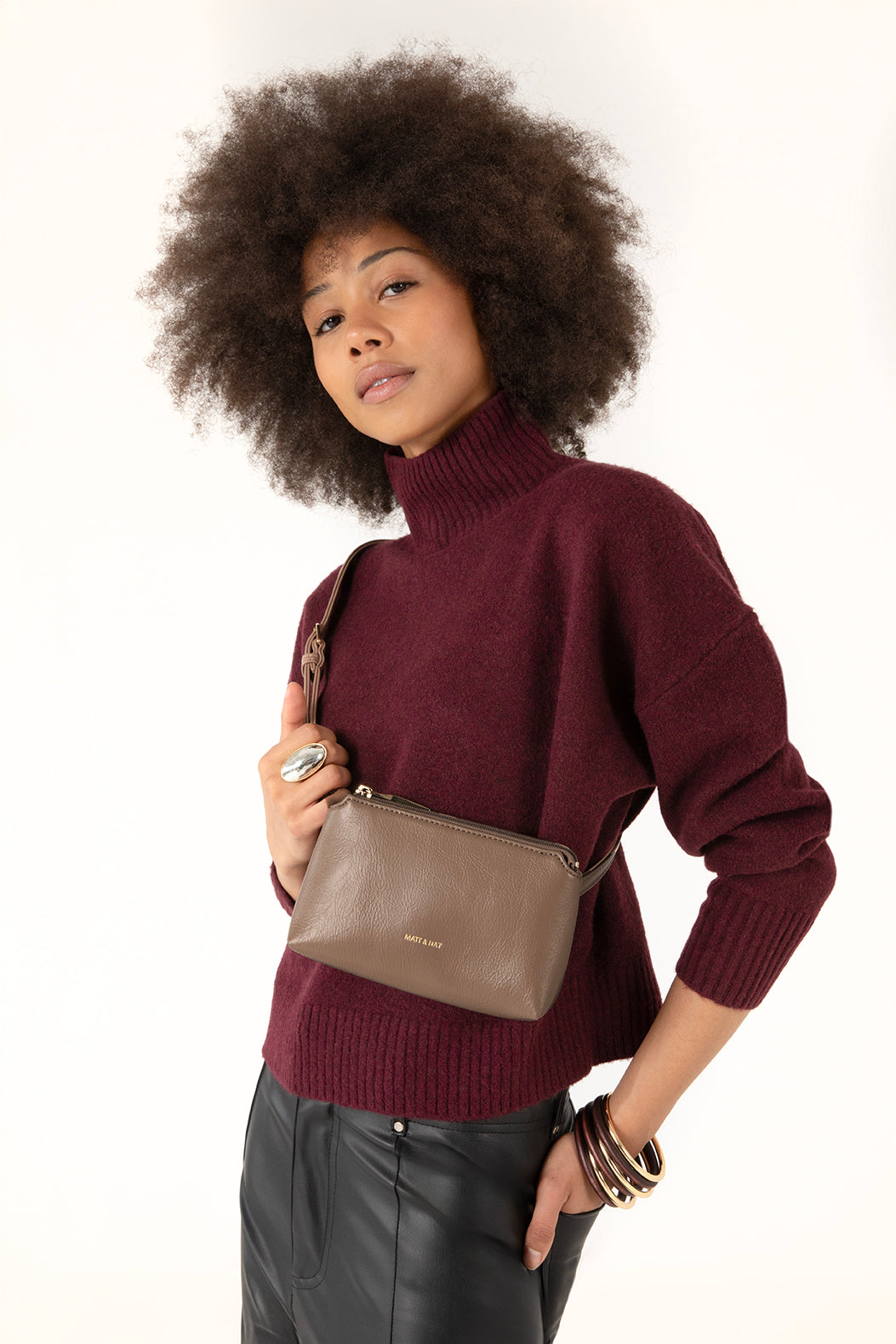 PETEL Vegan Belt Bag – Theme Matt & Nat Women|New Arrivals
