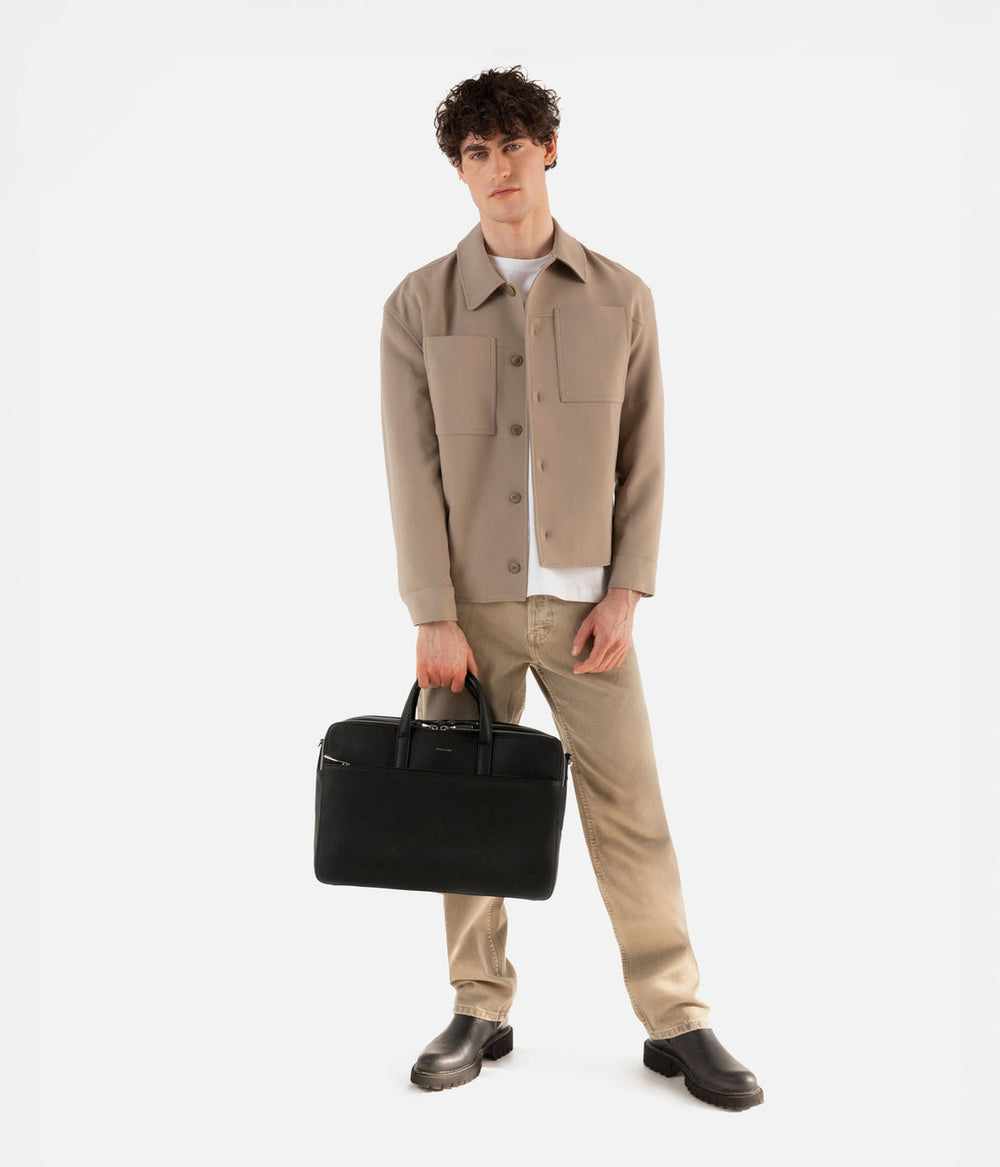 TOM Vegan Briefcase - Grain Matt & Nat Women|Men