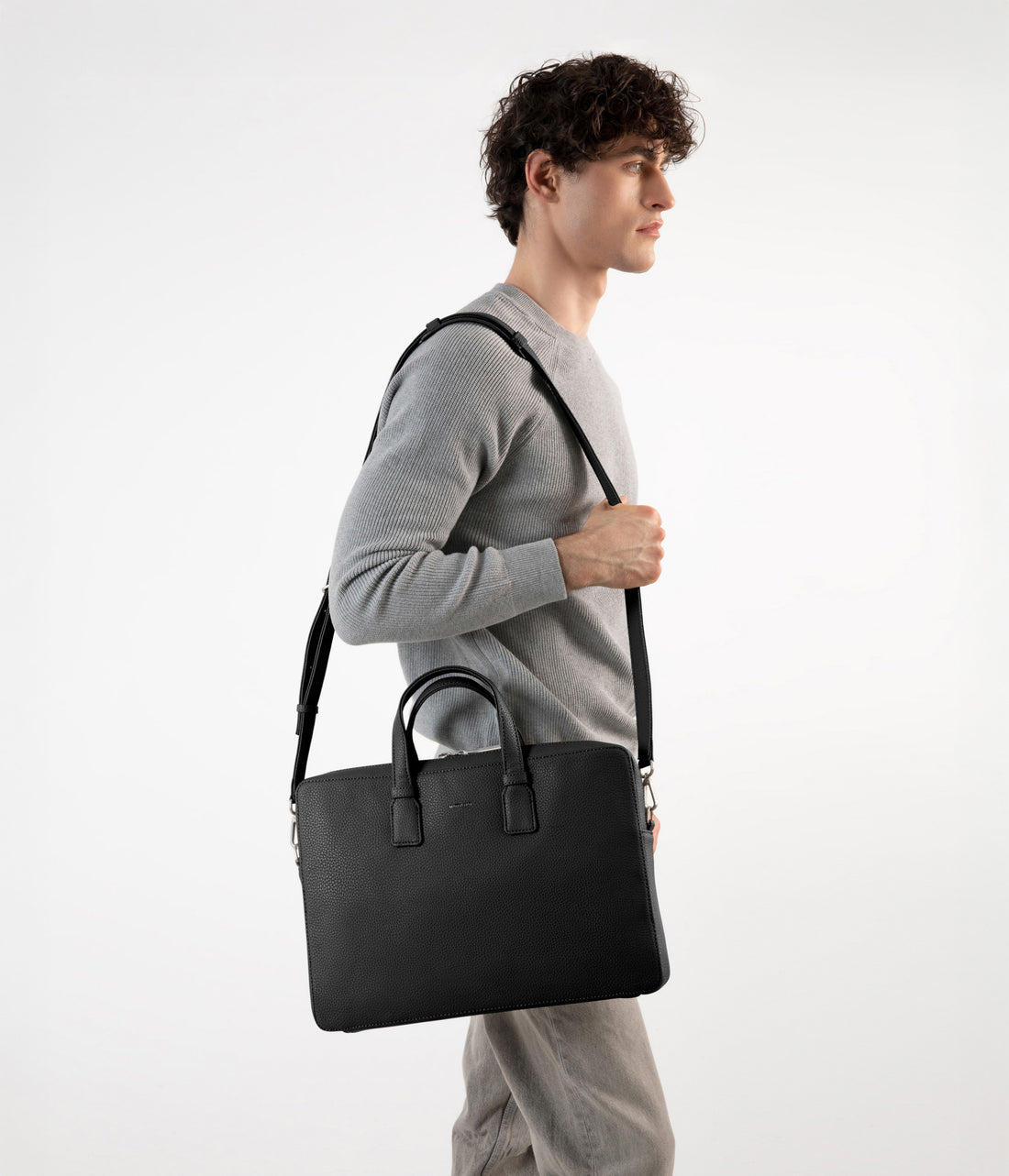 BELEM Vegan Briefcase - Grain Matt & Nat Women|Men|New Arrivals