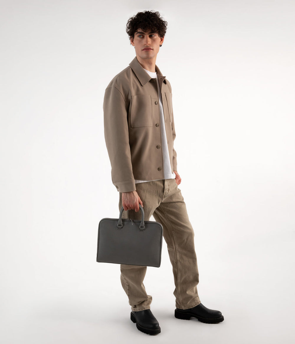 HOLDER Slim Vegan Briefcase - Purity Matt & Nat Women|Men|Sale