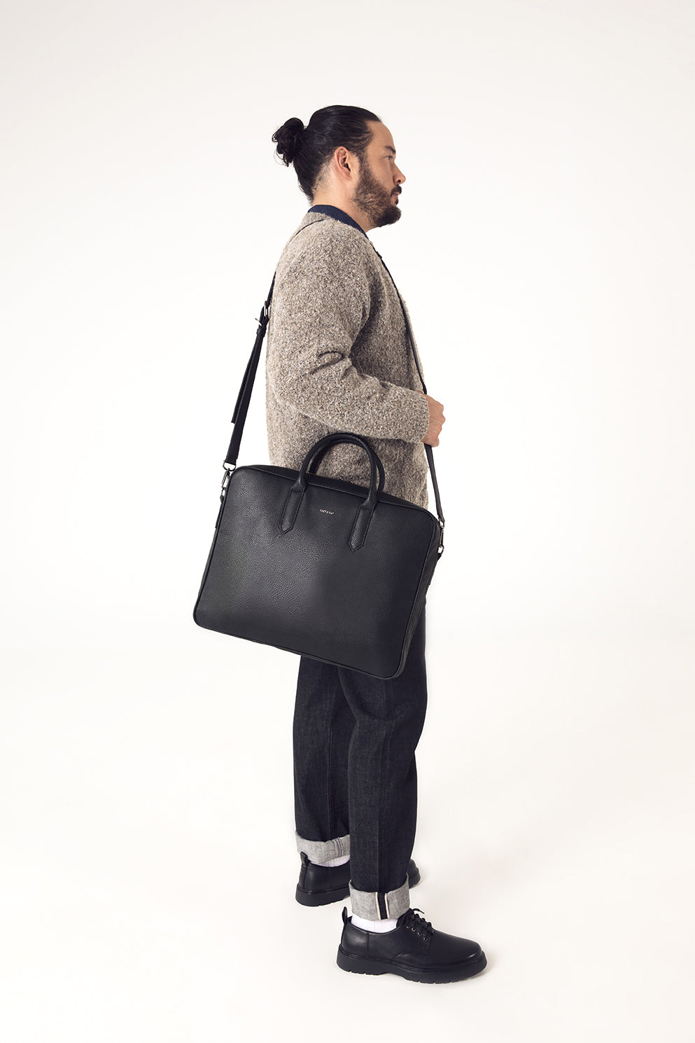 ELON Vegan Briefcase - Purity Matt & Nat Women|Men|Sale