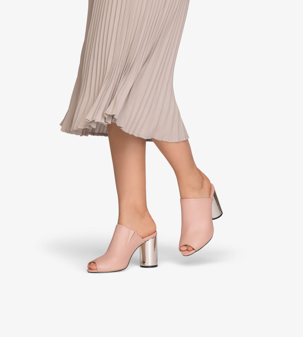 LEONE Vegan High Heel Mules Matt & Nat Women|Sale