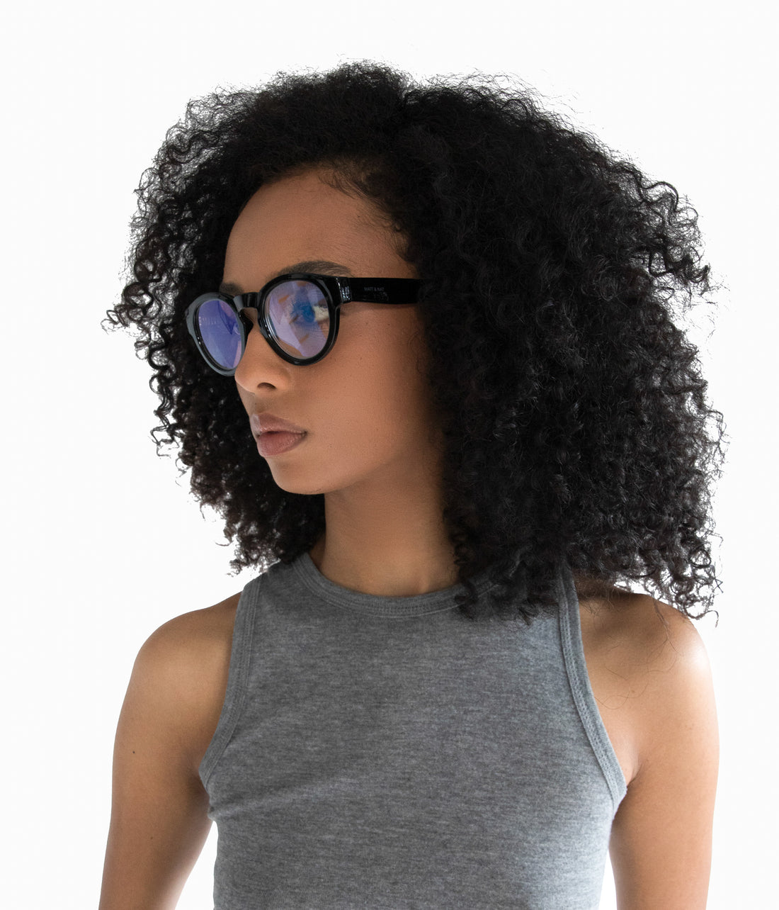 YAN-3 Recycled Round Reading Glasses Matt & Nat Women|Sale