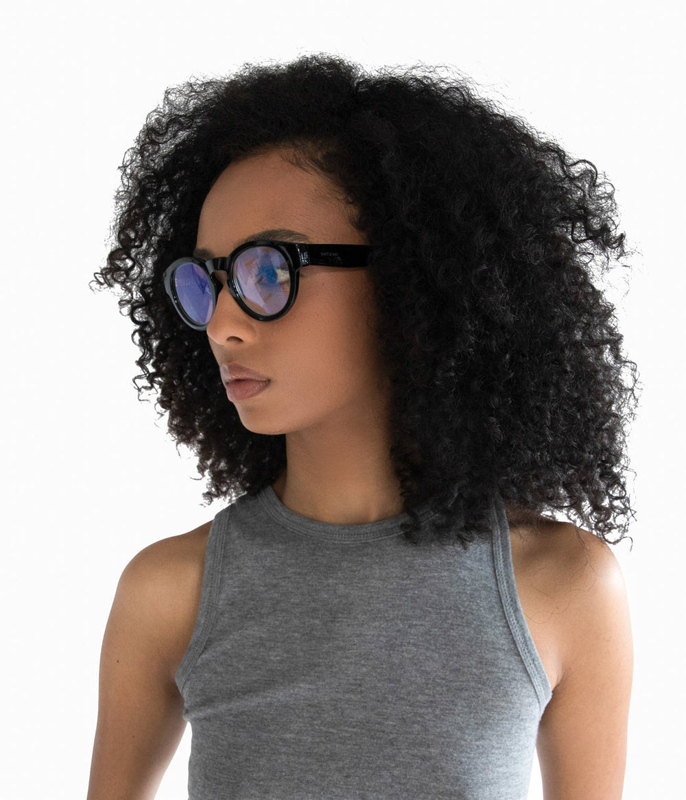 YAN-3 Recycled Round Reading Glasses Matt & Nat Women|Sale