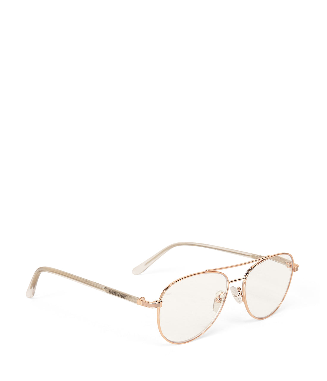 KIKKO-3 Recycled Aviator Reading Glasses Matt & Nat Women|Sale