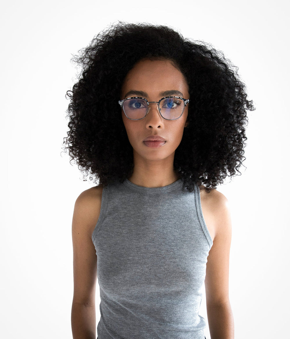 KANNA-3 Recycled Clubmaster Reading Glasses Matt & Nat Women|Sale