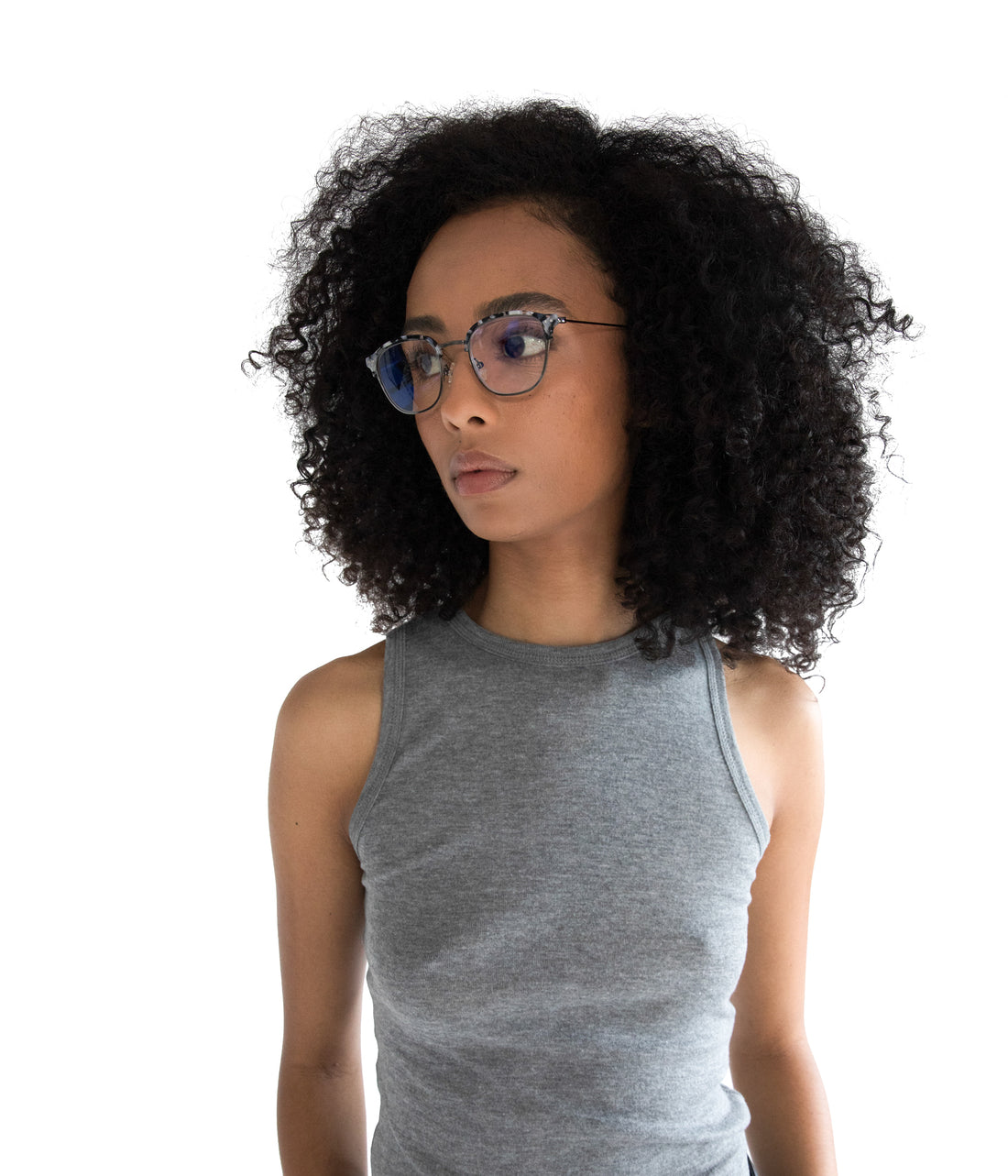 KANNA-3 Recycled Clubmaster Reading Glasses Matt & Nat Women|Sale