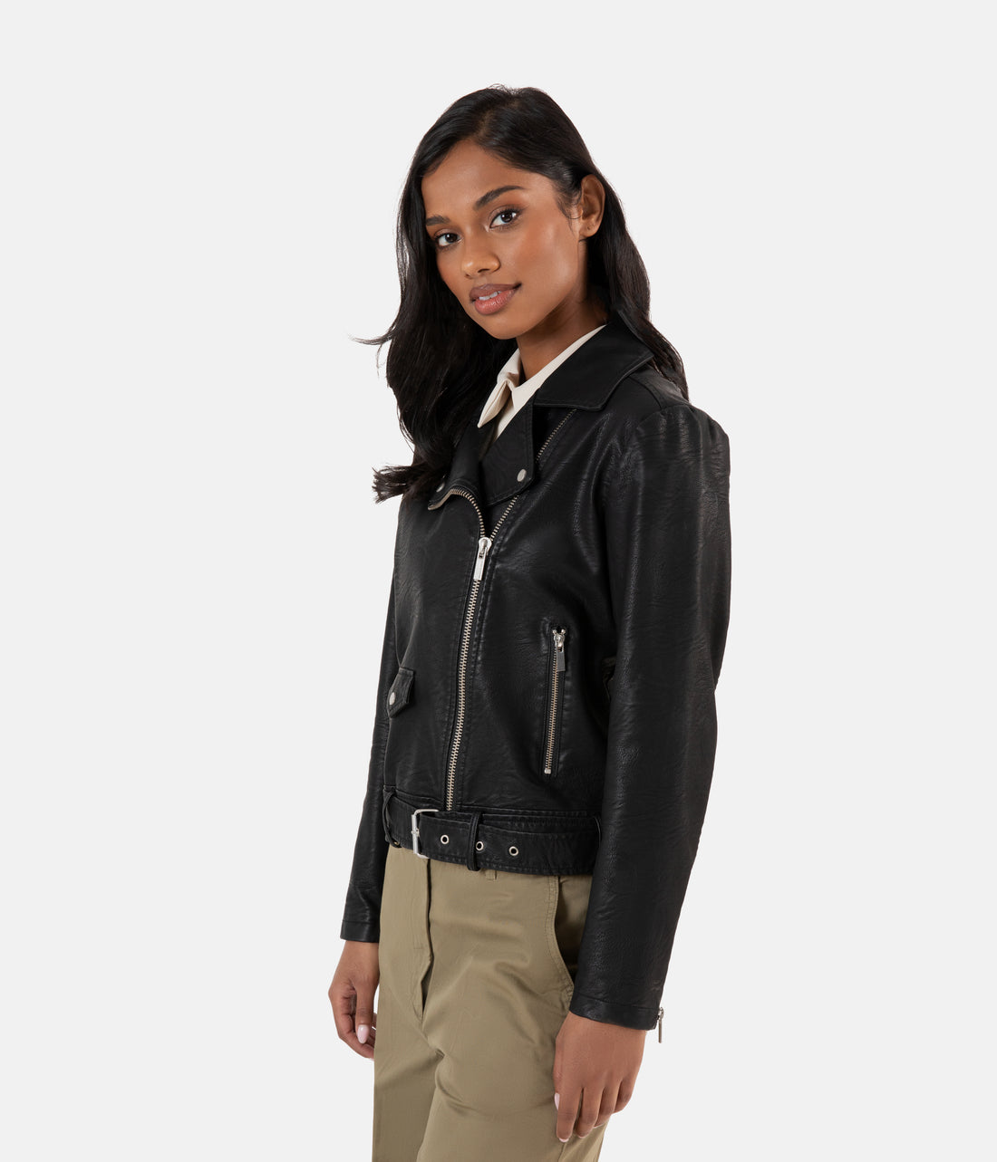 DRADEN Vegan Leather Jacket Matt & Nat Women