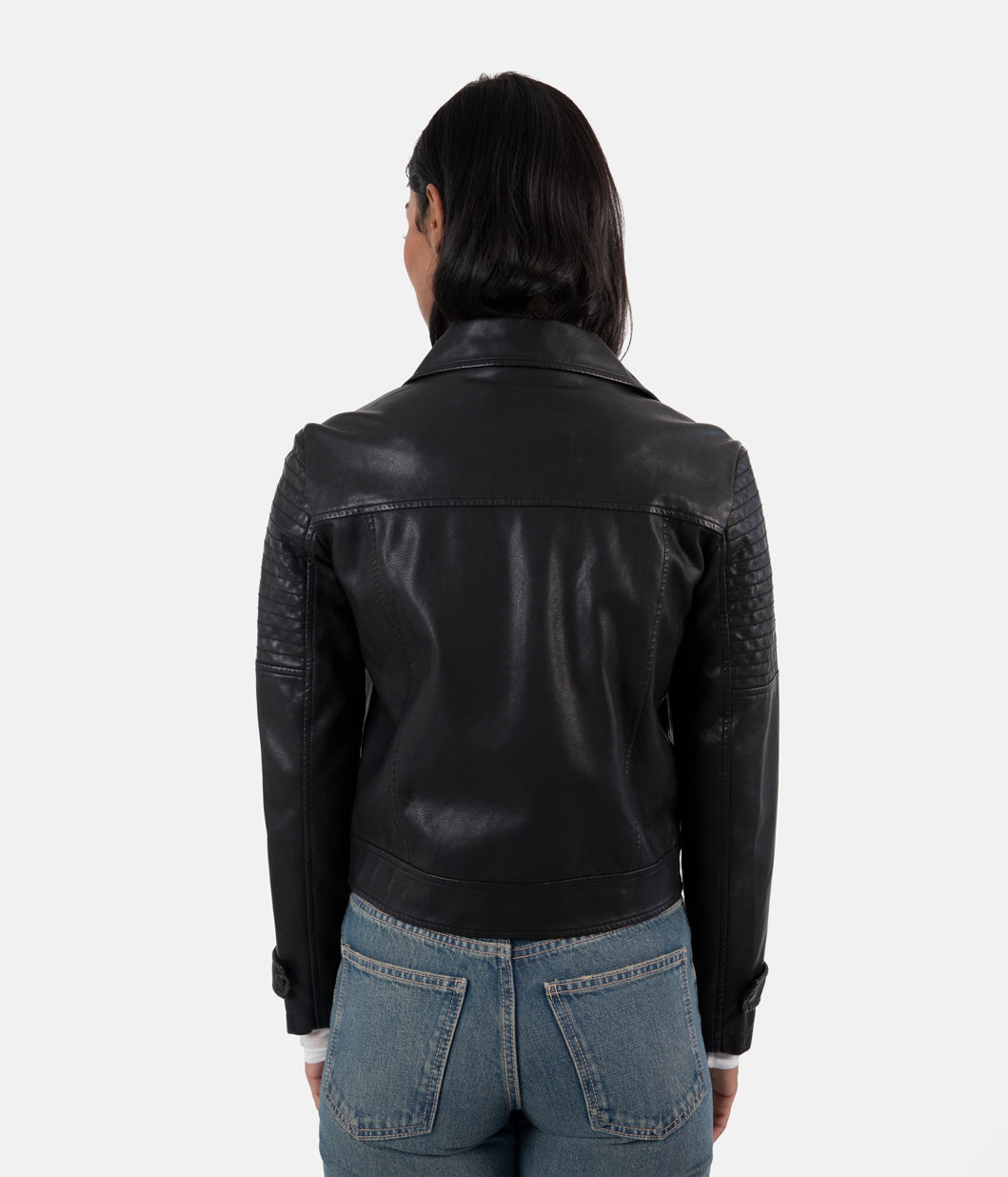 SAVINA Women’s Vegan Moto Jacket Matt & Nat Women