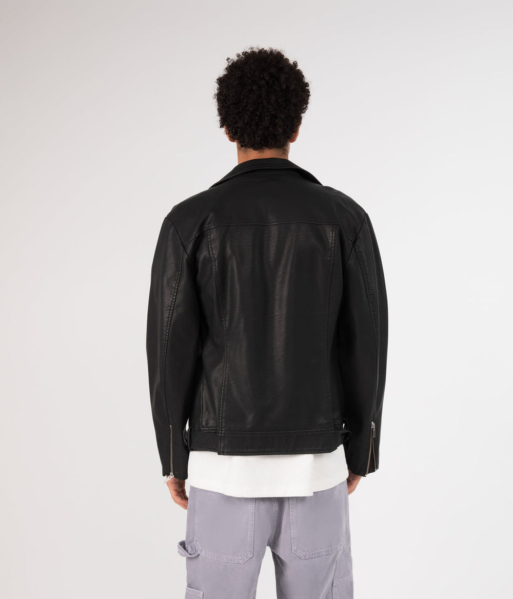 DALEX Men's Vegan Motorcycle Jacket Matt & Nat Men