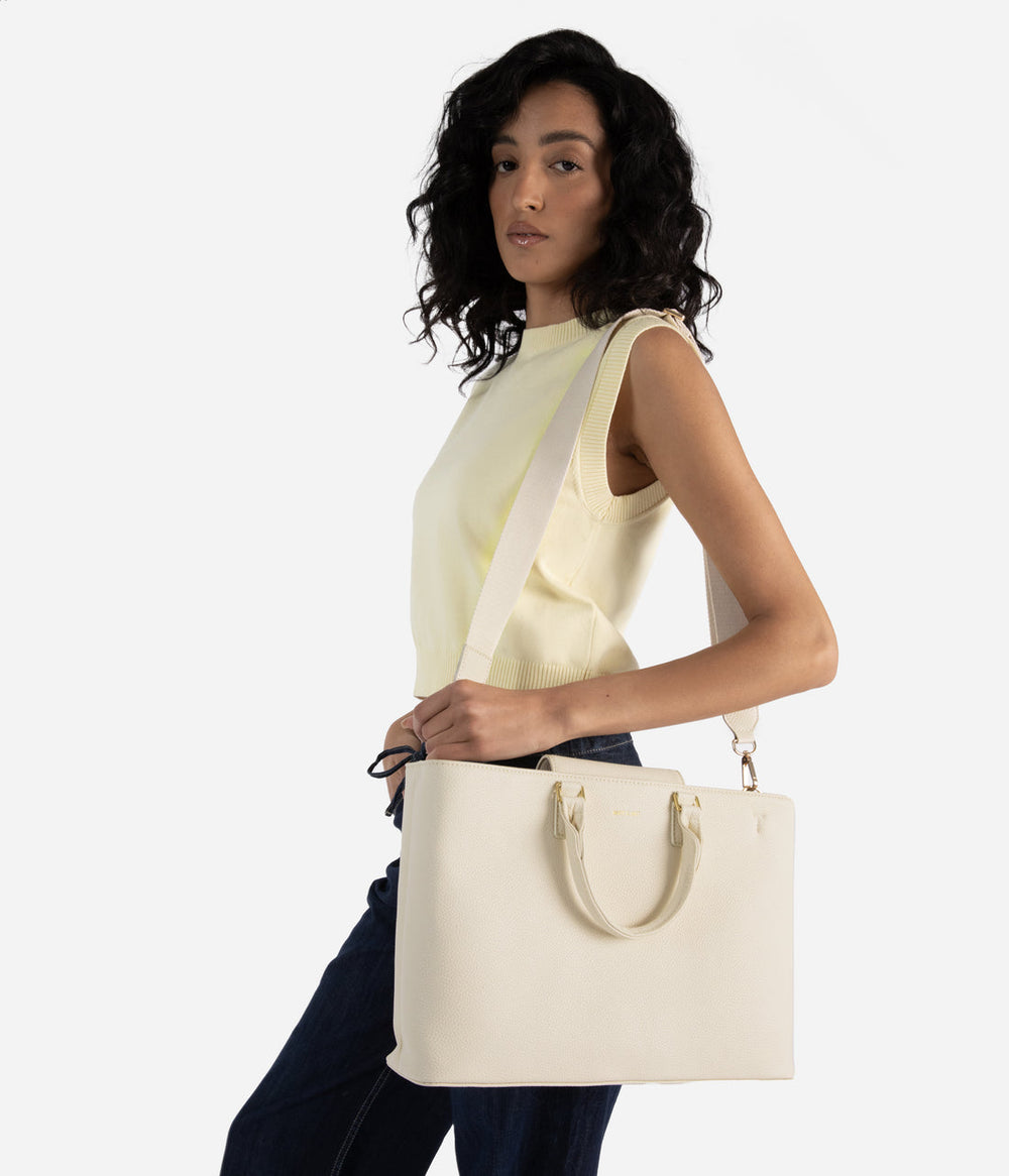 SEVYN Vegan Satchel - Grain Matt & Nat Women|New Arrivals|Sale