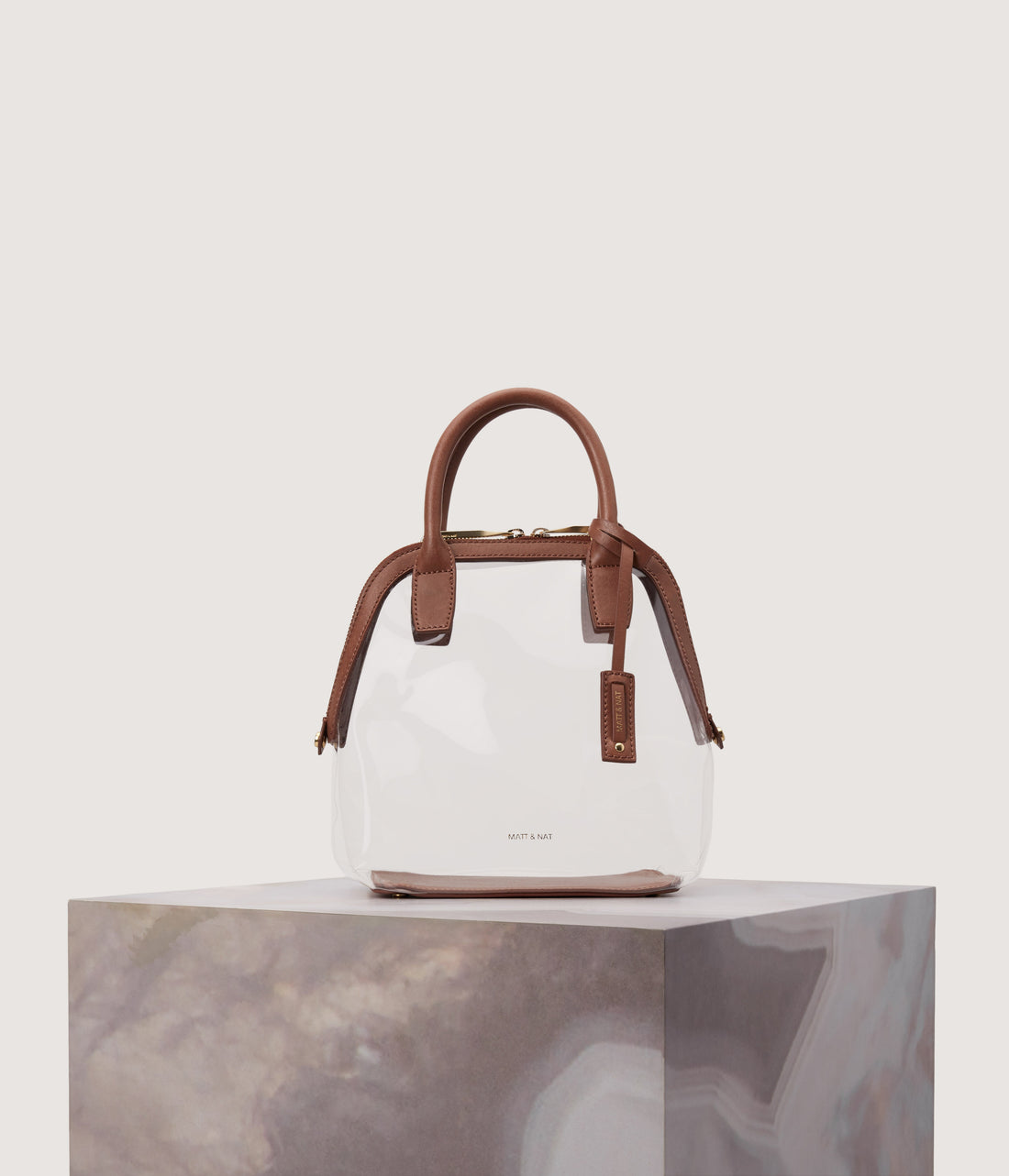GESSI SMALL Vegan Satchel - PVC Matt & Nat Women|Sale