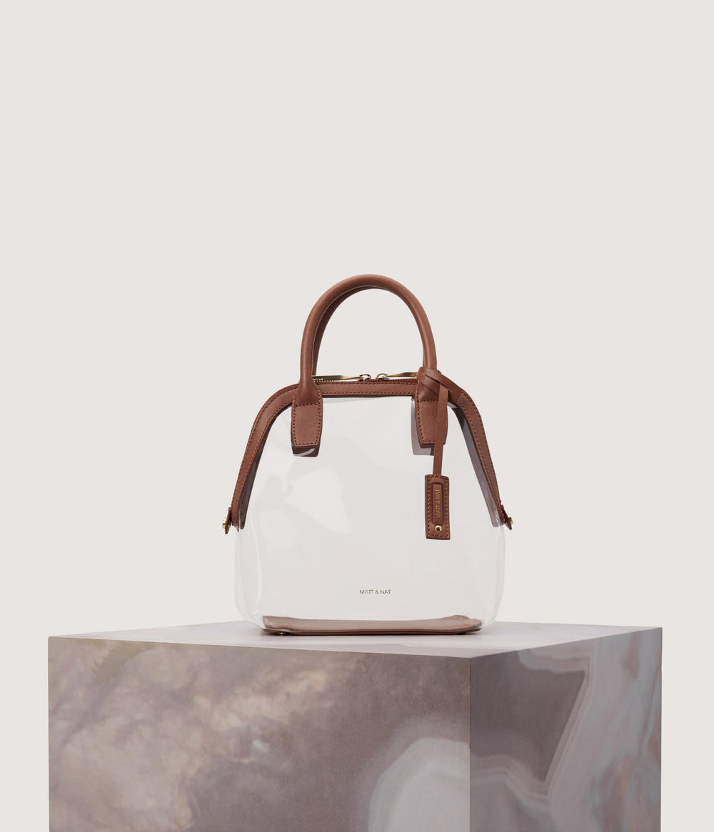 GESSI SMALL Vegan Satchel - PVC Matt & Nat Women|Sale
