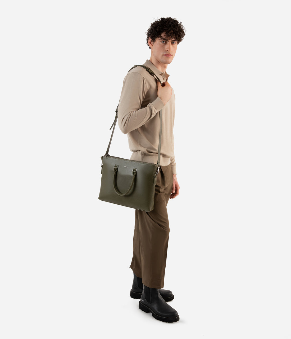ALBAN Vegan Briefcase - Vintage Matt & Nat Women|Men|Sale
