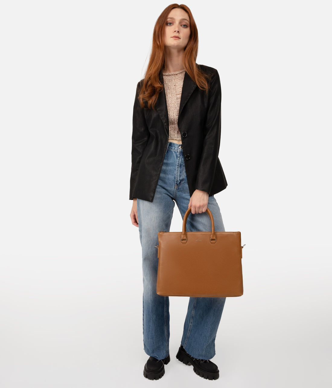 ALBAN Vegan Briefcase - Vintage Matt & Nat Women|Men|Sale