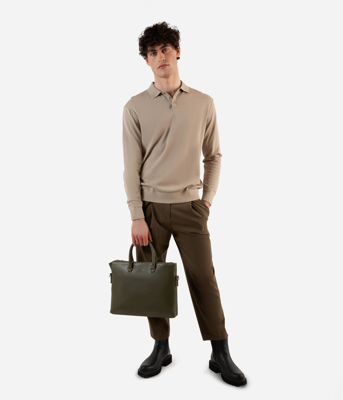 ALBAN Vegan Briefcase - Vintage Matt & Nat Women|Men|Sale