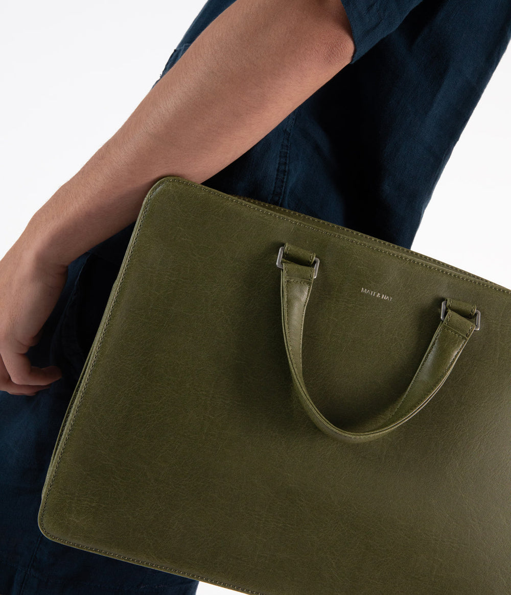 DAVID Vegan Briefcase - Vintage Matt & Nat Women|Men