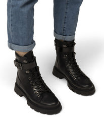 TOMEI Women's Vegan Combat Boots Matt & Nat Women