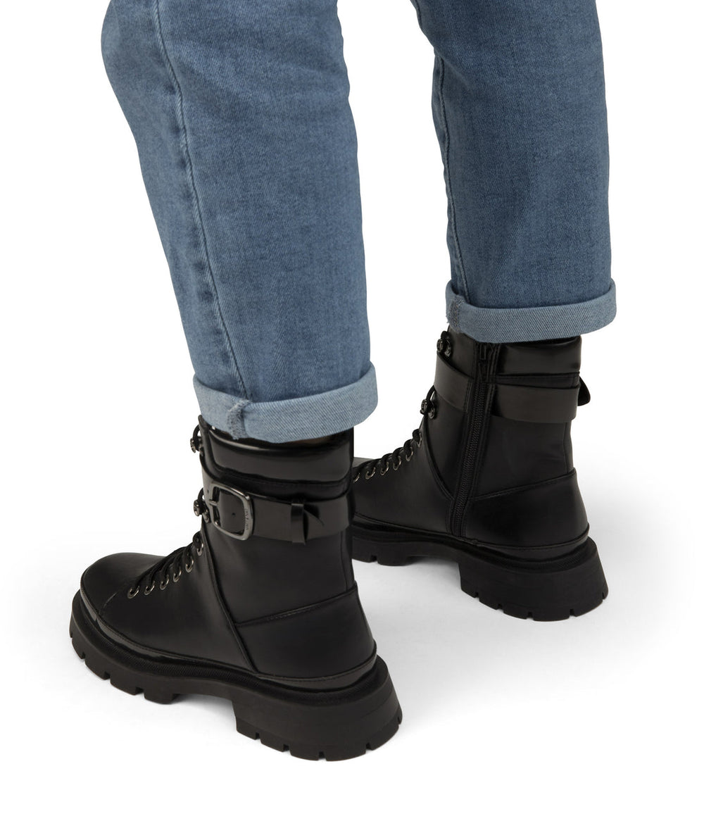 TOMEI Women's Vegan Combat Boots Matt & Nat Women