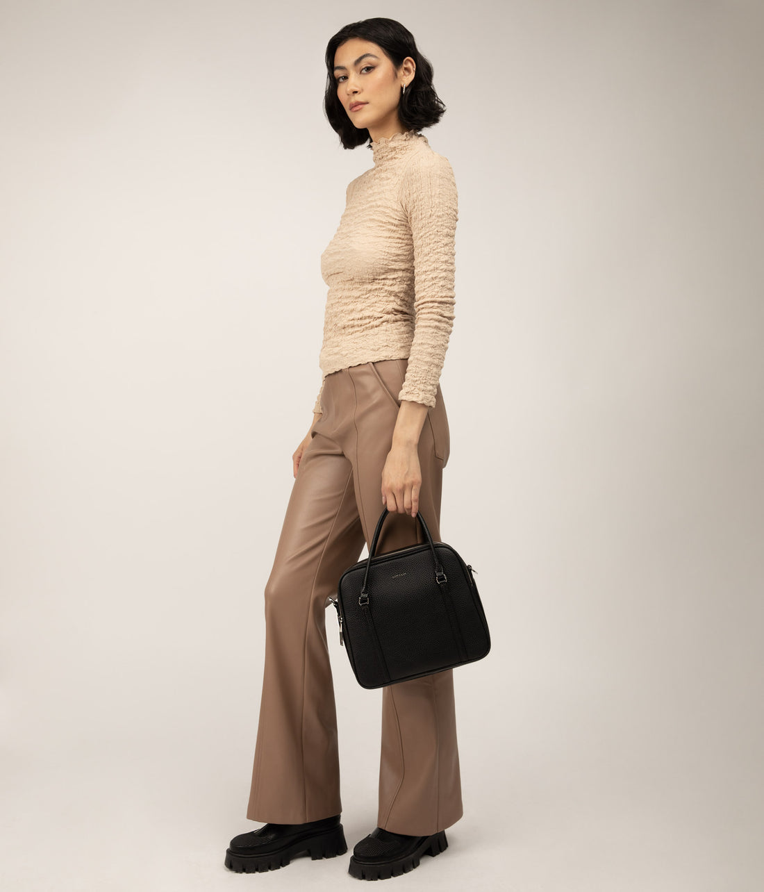 SABBILG Vegan Satchel - Purity Matt & Nat Women|Sale