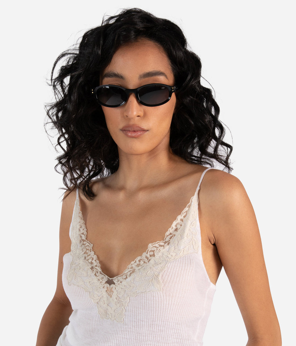 AKE Oval Recycled Sunglasses Matt & Nat Women
