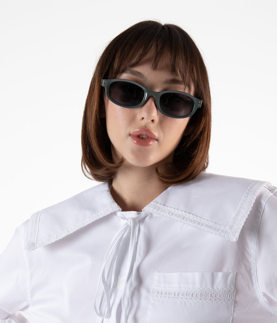 AKE Oval Recycled Sunglasses Matt & Nat Women