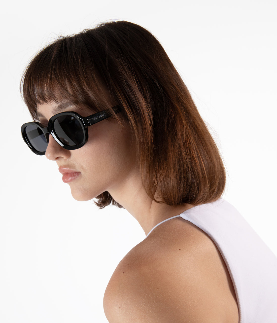 AARA Geometric Recycled Sunglasses Matt & Nat Women