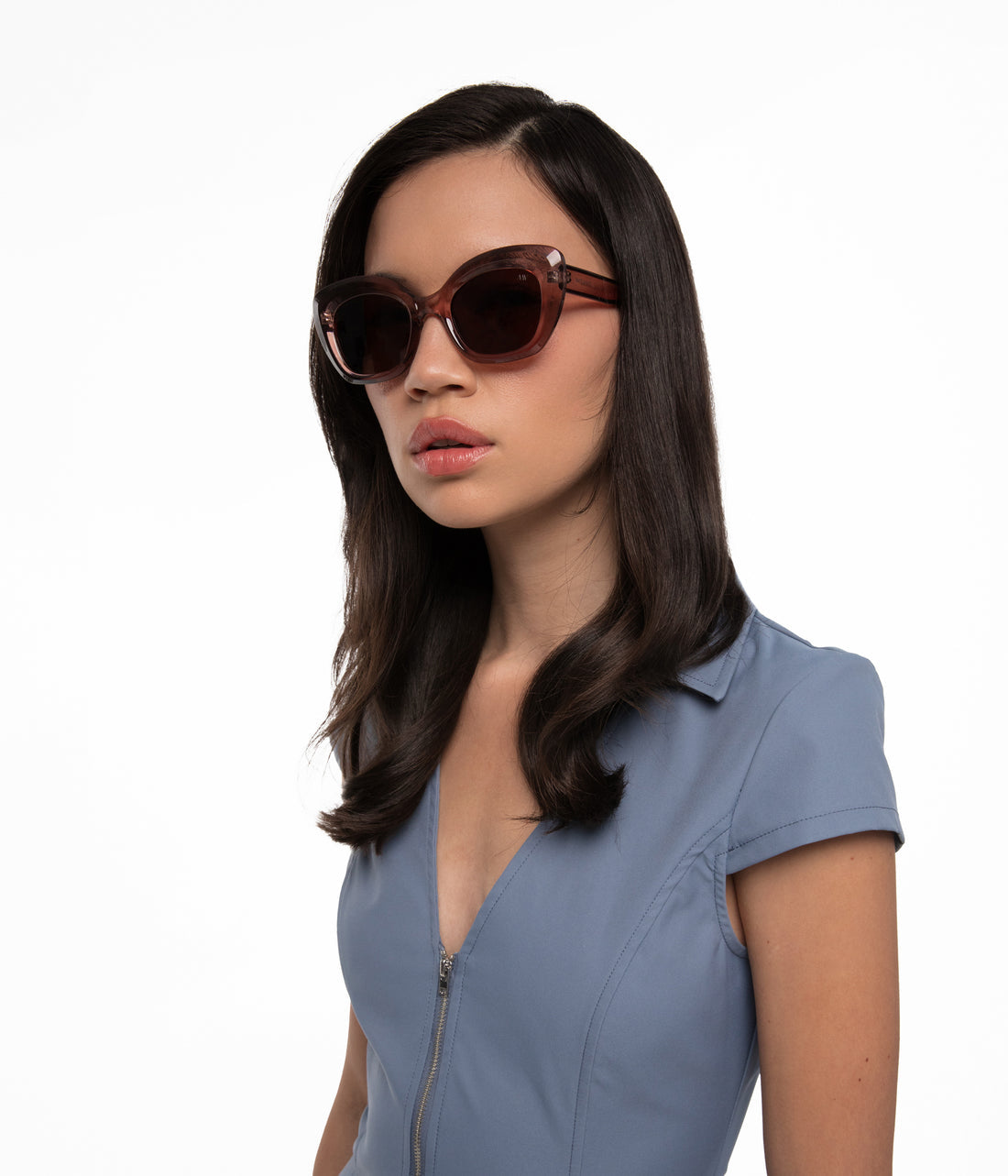 RAKEL-2 Recycled Cat-Eye Sunglasses Matt & Nat Women