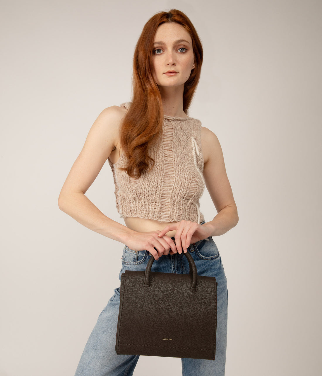 ADEL Vegan Satchel - Purity Matt & Nat Women|Sale