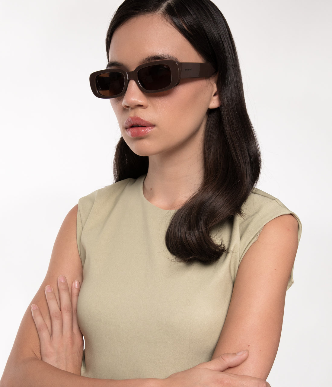 KIIN-2 Recycled Rectangle Sunglasses Matt & Nat Women