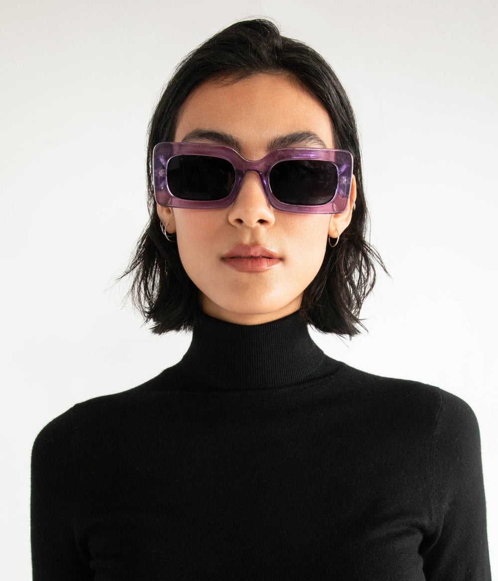 IVVY-2 Recycled Rectangle Sunglasses Matt & Nat Women