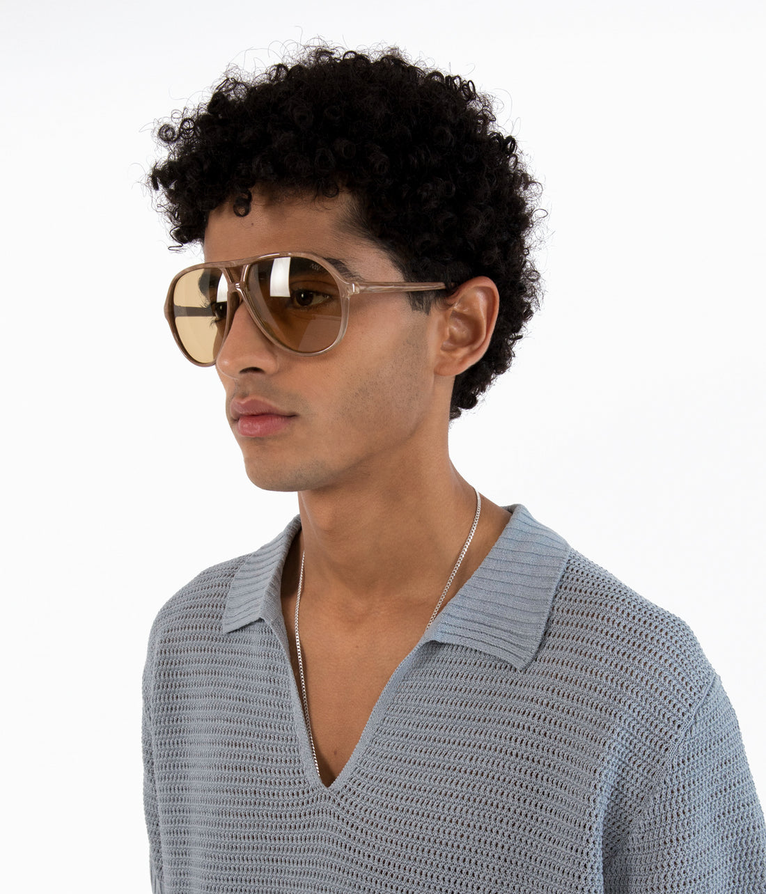 ELLIS-2 Recycled Brown Aviator Sunglasses Matt & Nat Women