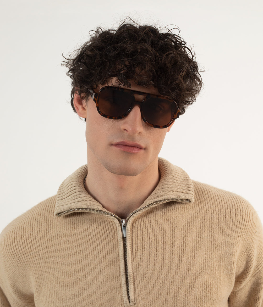 CHOI-2 Recycled Aviator Sunglasses Matt & Nat Women