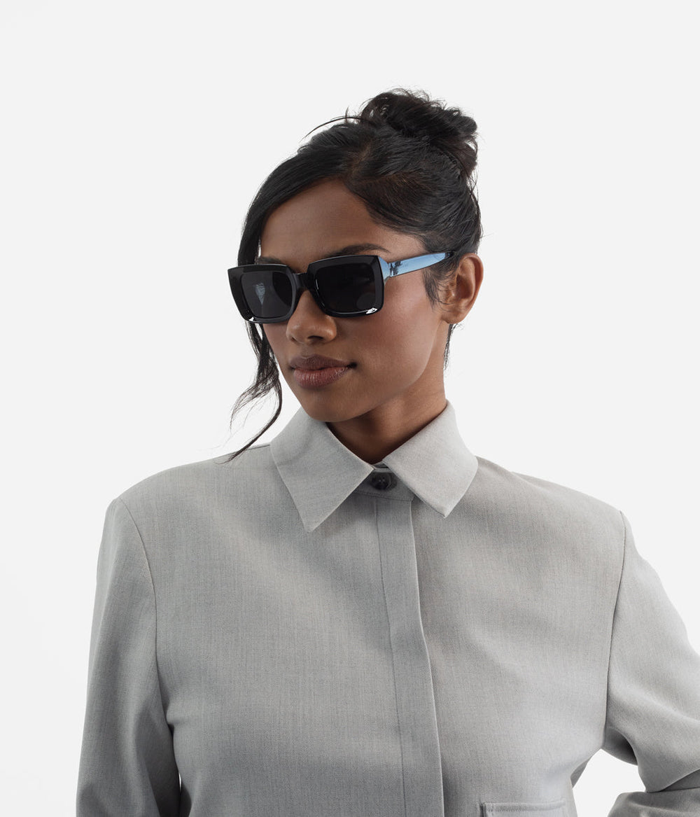 CERA-2 Recycled Rectangle Sunglasses Matt & Nat Women