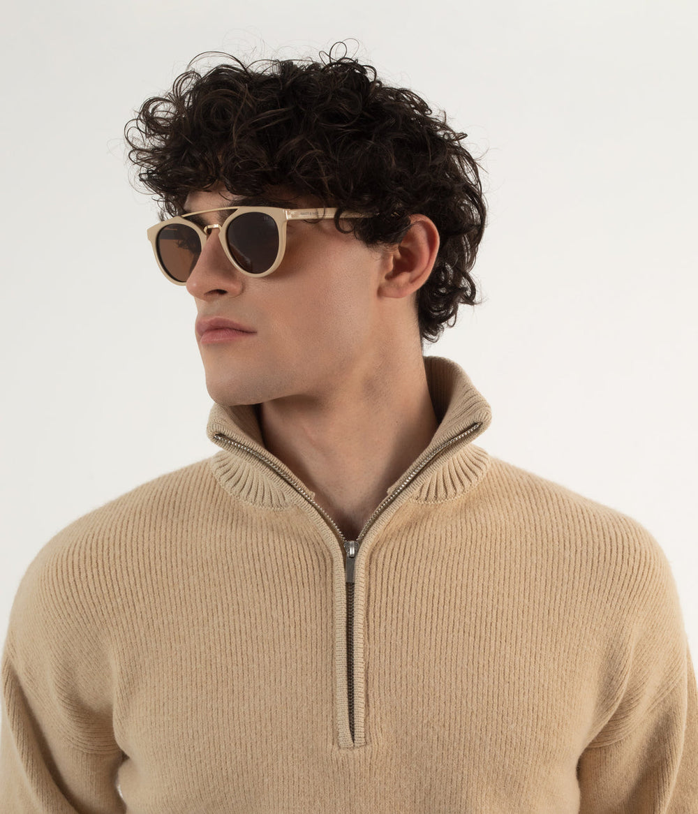 ALDIE-2 Round Recycled Sunglasses Matt & Nat Women