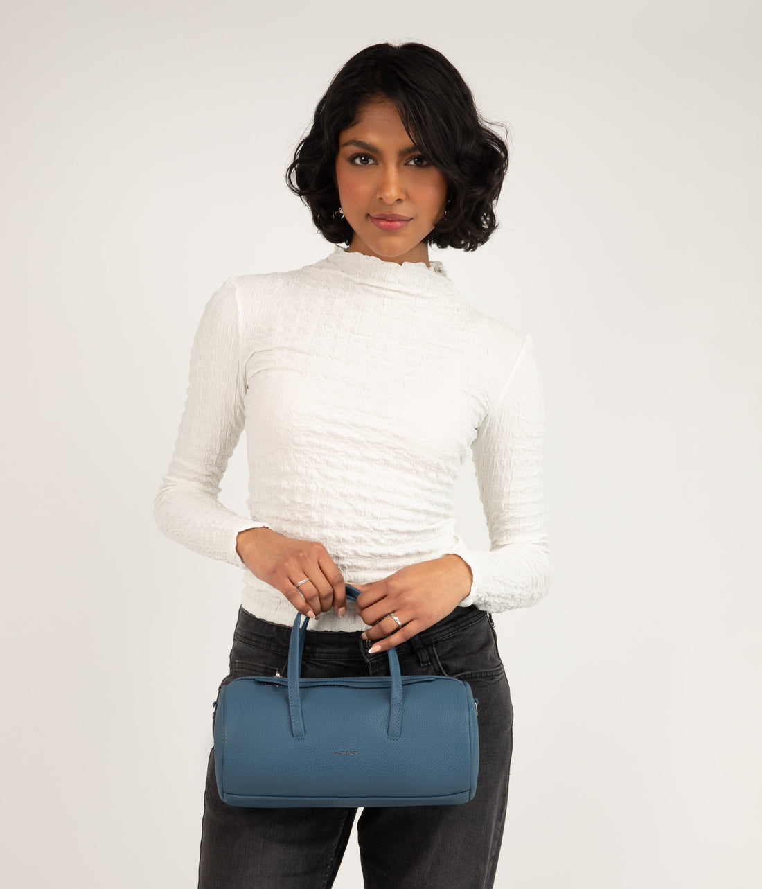 INES Vegan Barrel Bag - Purity Matt & Nat Women|Sale