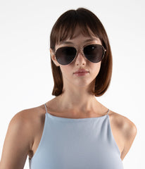 SADIE Metal Aviator Sunglasses Matt & Nat Women