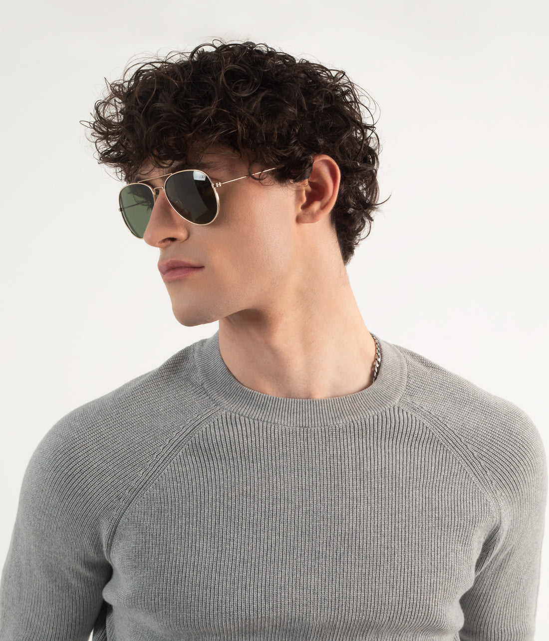 SADIE Metal Aviator Sunglasses Matt & Nat Women