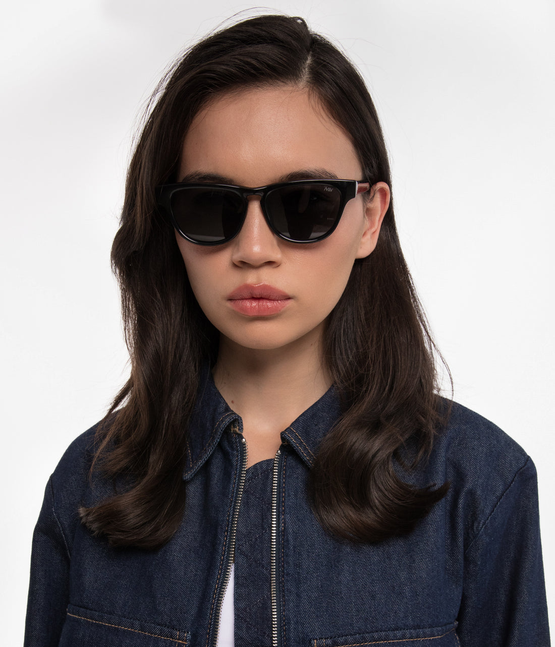 MAXI Black Wayfarer Sunglasses Matt & Nat Women|Sale