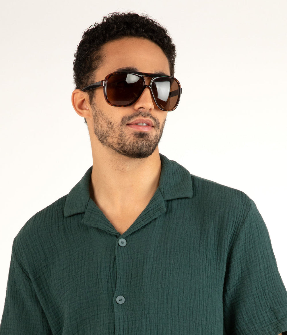 AVIATOR Brown Aviator Sunglasses Matt & Nat Women|Sale